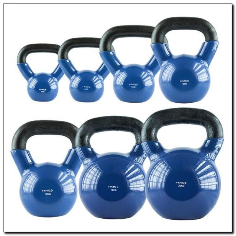 Kettlebell cast iron Blue HMS KNV06