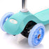 Tricycle scooter with Meteor Shift wheels blue and mint 22799