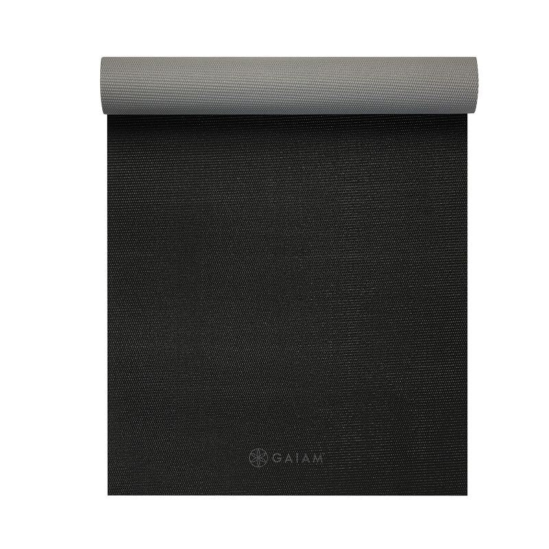 Double-sided yoga mat Gaiam &quot;GRANITE / STORM&quot; 4 mm 61956