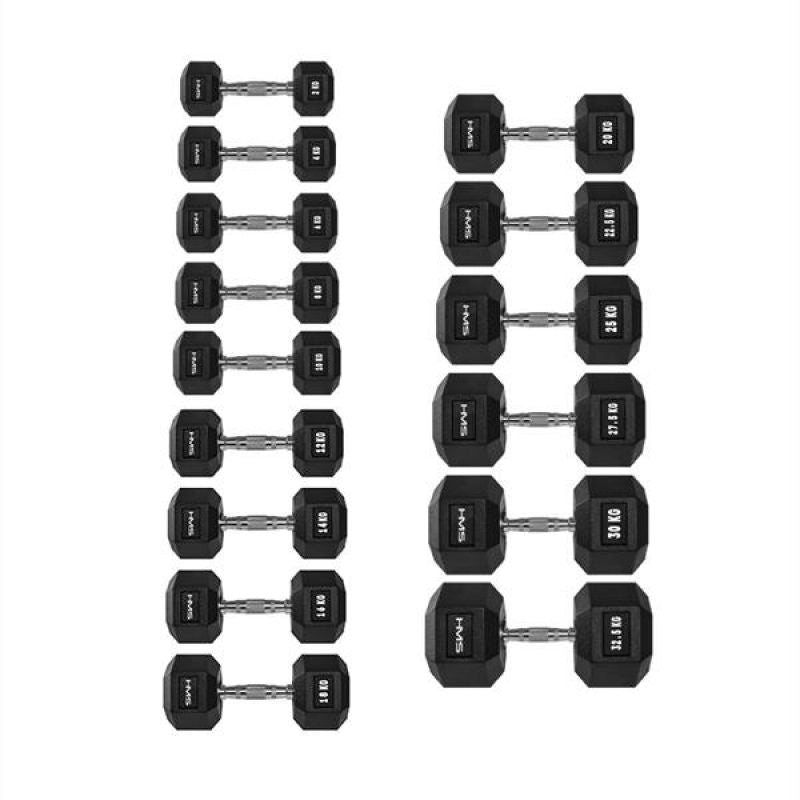 HMS HEX PRO 42.5 KG dumbbell