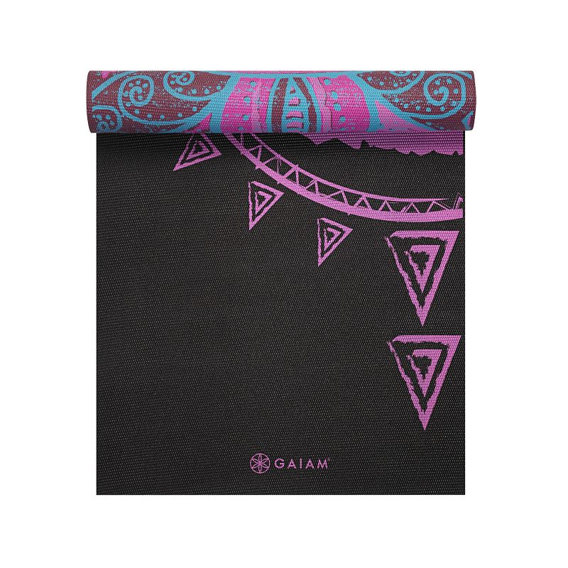 Double-sided yoga mat Gaiam &quot;BE FREE&quot; 6mm 62031