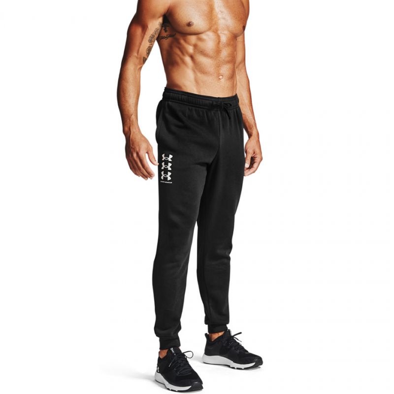 Under Armour Rival fleece 3 Logo jogger hlače M 1357131 001