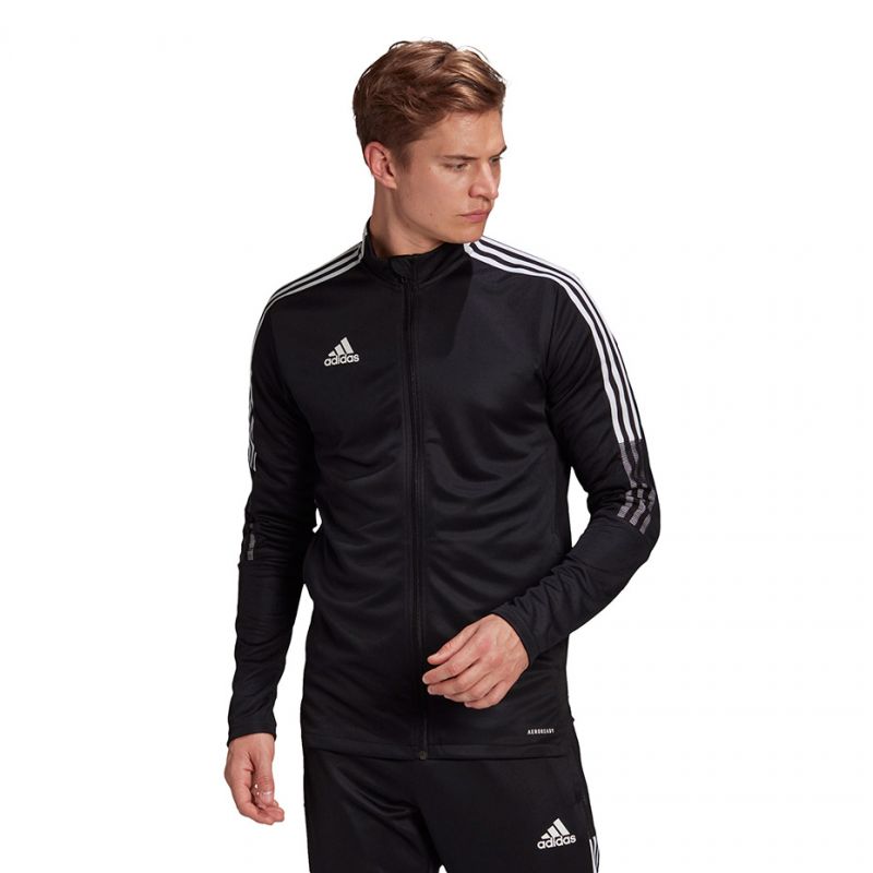 Pulover adidas Tiro 21 Track črn M GM7319