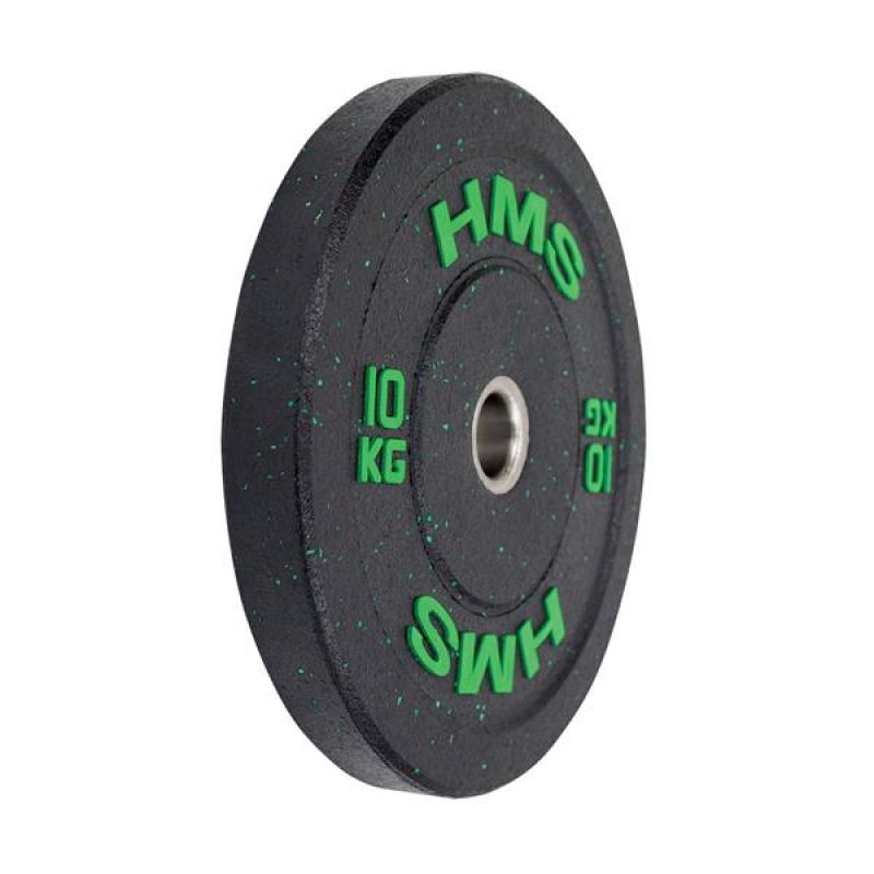 Olimpijska ploča HMS BUMPER GREEN 10 kg HTBR10