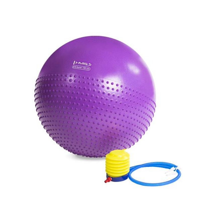 HMS YB03 55cm purple gymnastic massage ball