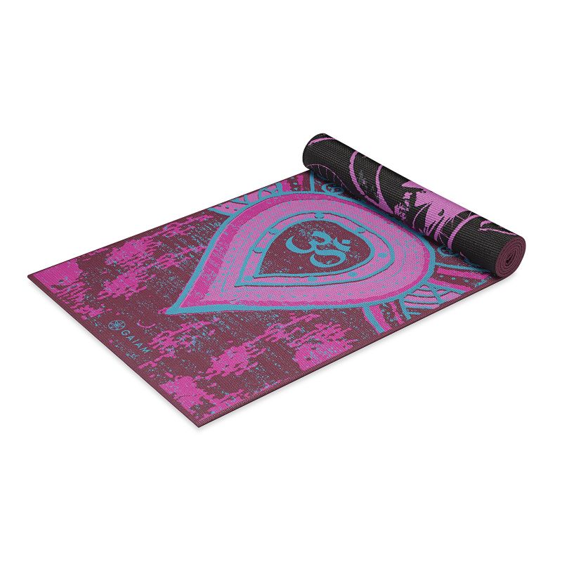 Double-sided yoga mat Gaiam &quot;BE FREE&quot; 6mm 62031