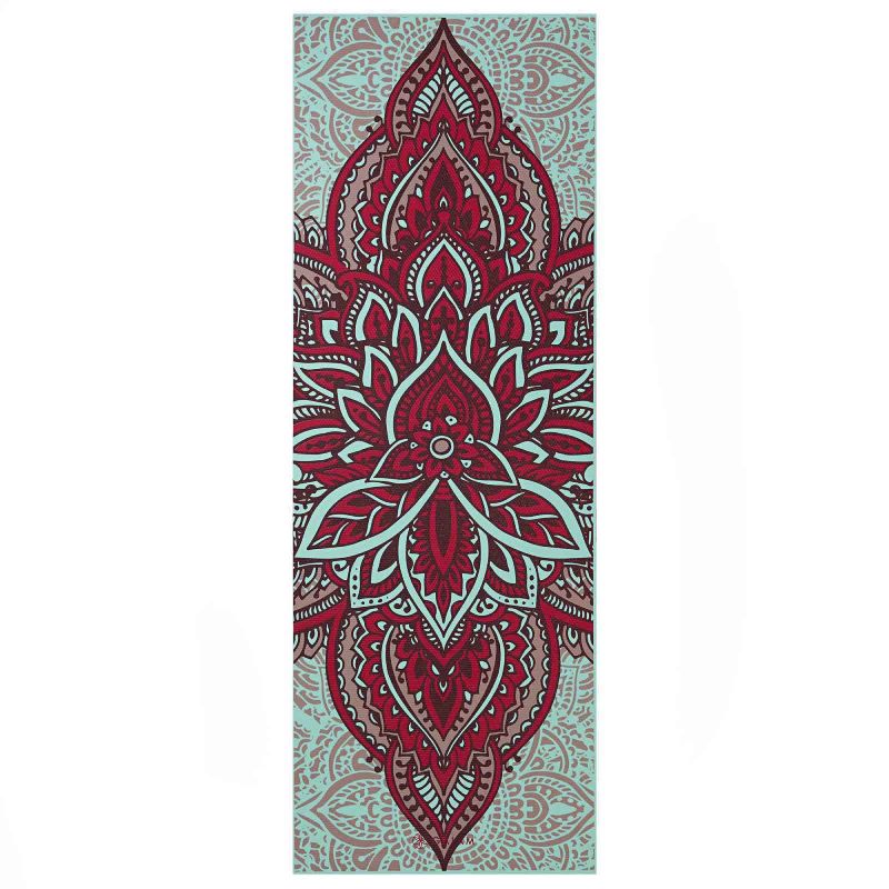 Yoga mat Gaiam Ara Rouge reversible 6 mm 63368