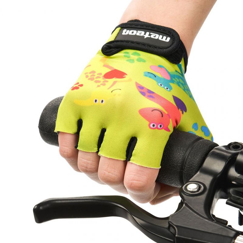 Cycling gloves Meteor Dino Junior 26190-26191-26192