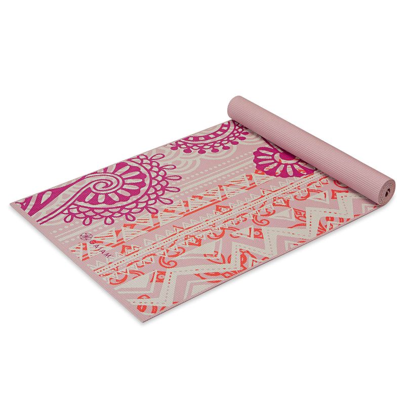 Yoga mat Gaiam Bohemian Rose 4 mm 63413