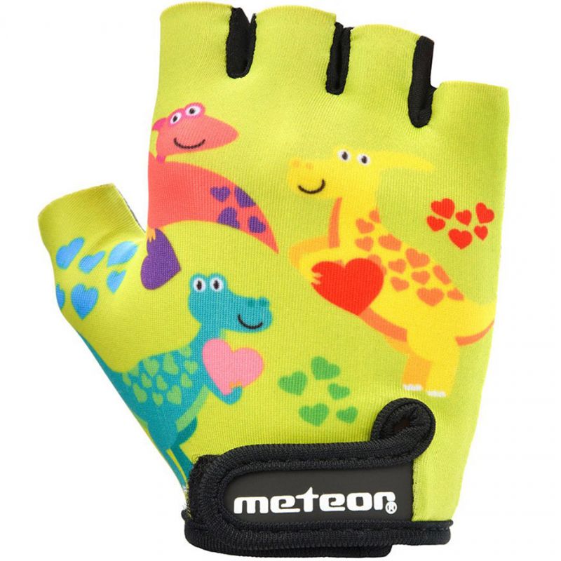 Cycling gloves Meteor Dino Junior 26190-26191-26192