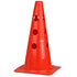 Cone with holes 37.5 cm red