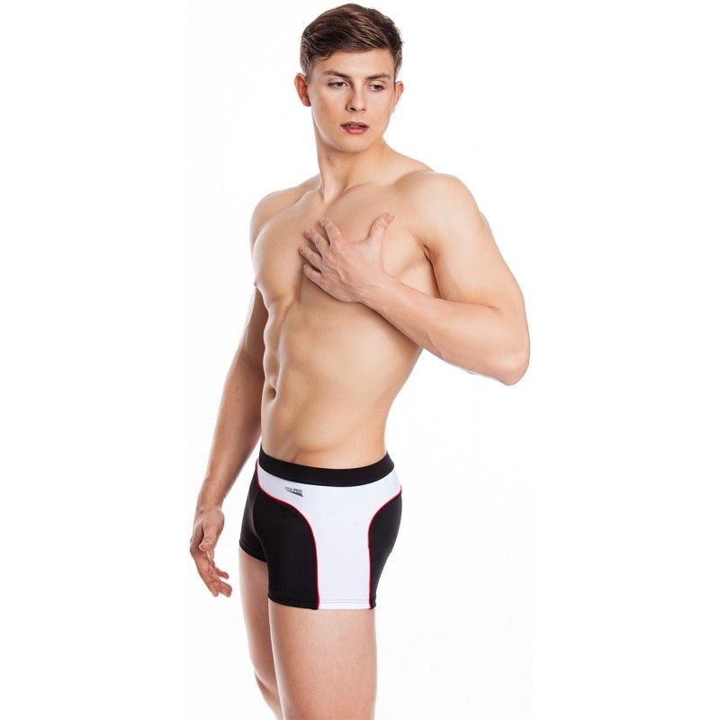 Aqua-Speed Grant M men&#39;s swimming shorts black and white 15 410