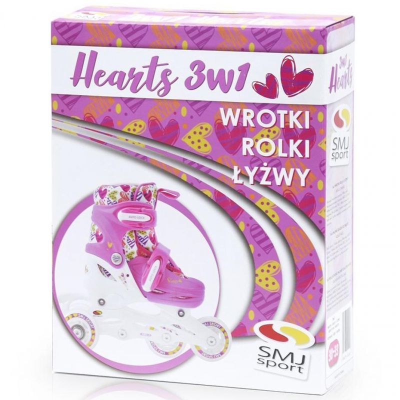 Rolerji Smj 3v1 Hearts BS-901P