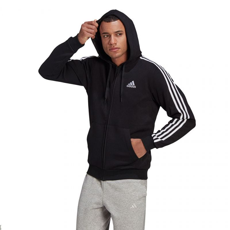 Adidas Essentials pulover s kapuco s polno zadrgo M GK9051