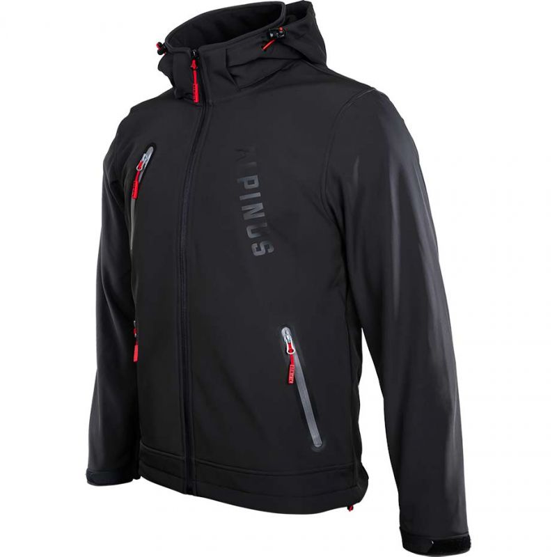 Alpinus Denali softshell jakna črna M BR43381