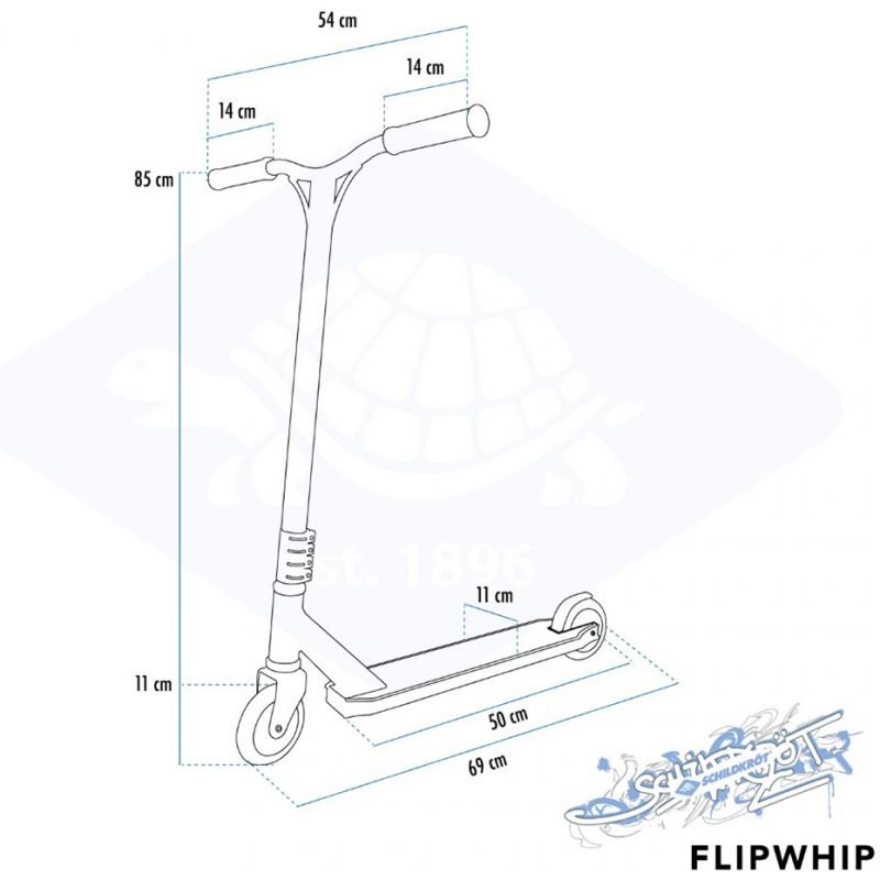 Skuter Schildkrot Flipwhip 510401